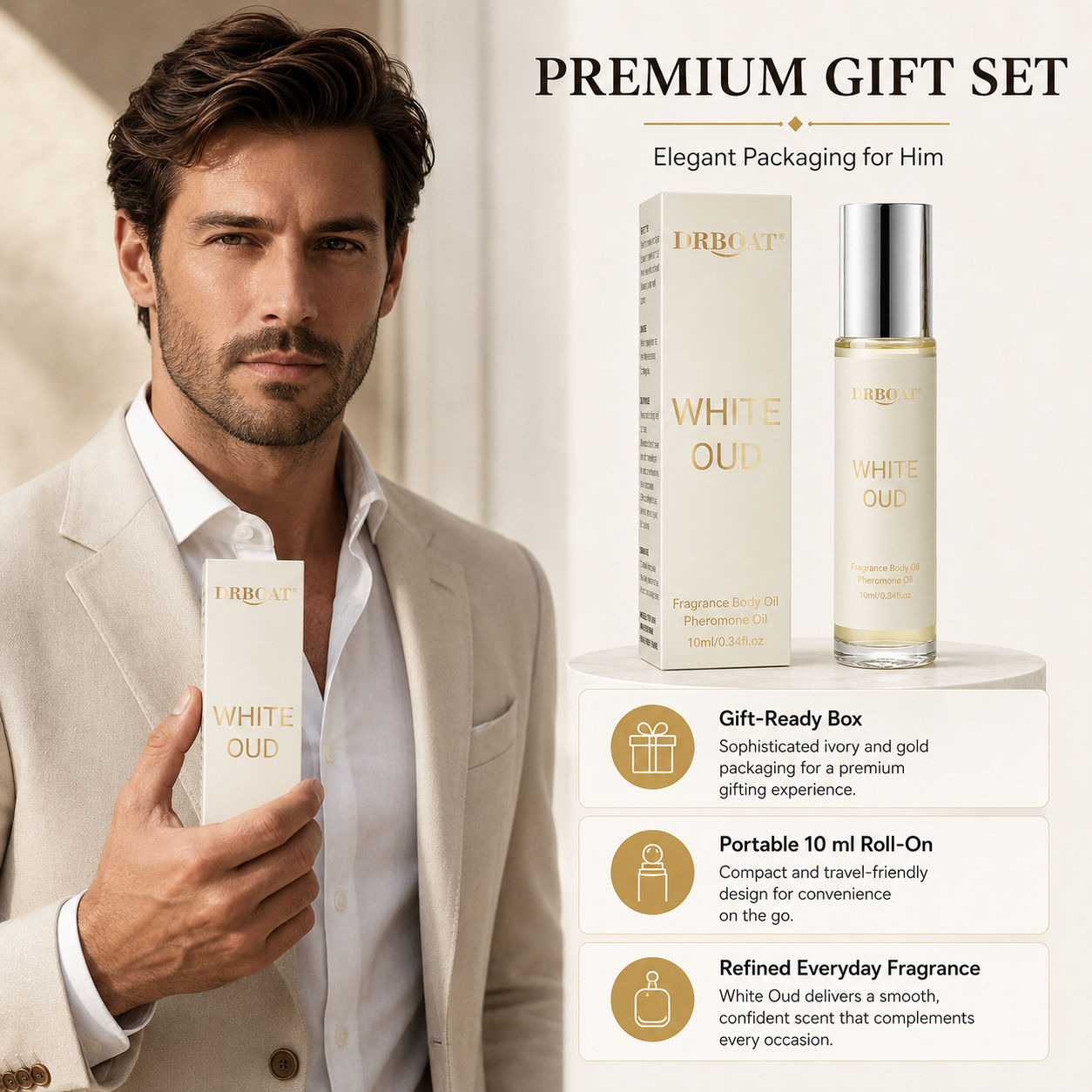 Perfume Fragrance Tous - Profumo Roll-on da Uomo, Fragranza Fresca
