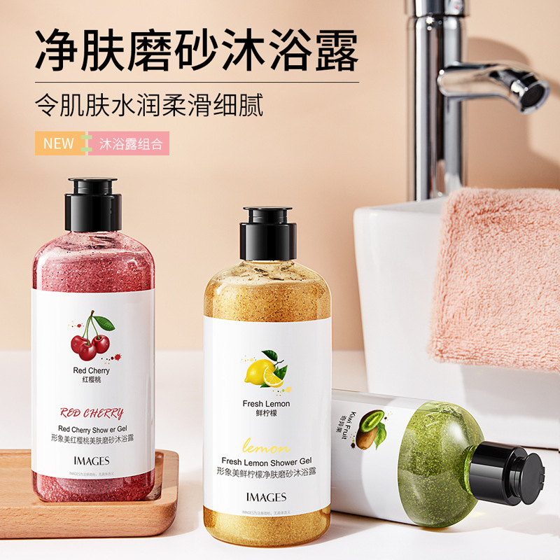 Perfume Fragrance Body Wash - Kiwi Scrub per il ringiovanimento della
