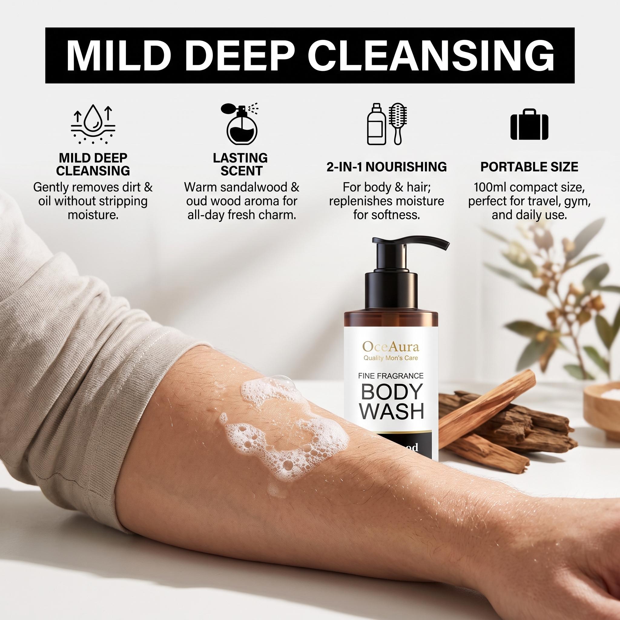 OceAura Gel Doccia al Legno di - Perfume Fragrance Body Wash recensione e prezzo